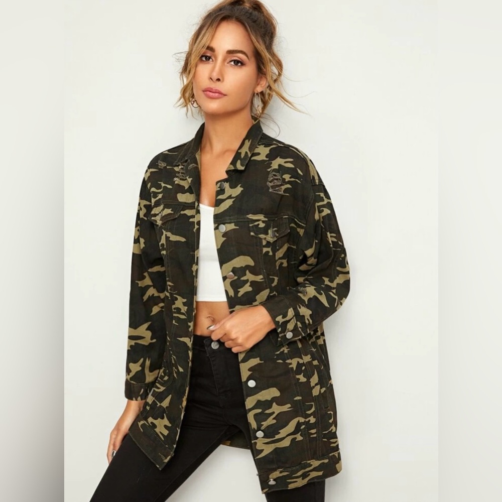 Oversized Camo Jacket